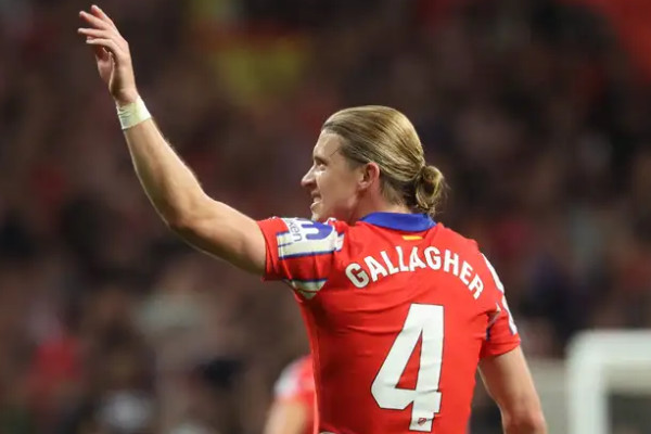 前切尔西球员康纳·加拉格尔表示,他在马德里竞技队感到“被需要和被欣赏”